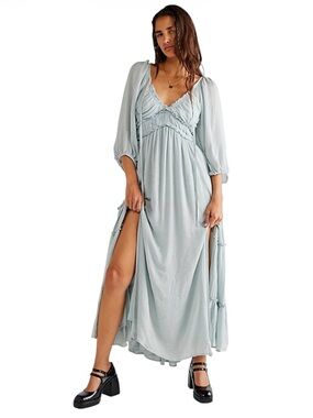 Free People | Dresses | Free People Dahlia Embroidered Maxi Dress | Poshmark